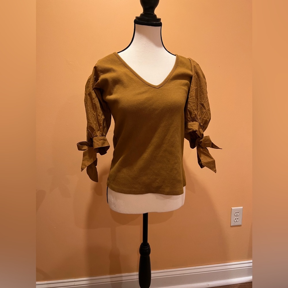 Maeve Anthropologie Brown top - w tags - L